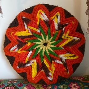 Vintage Grandma Knit Pillow